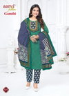 Gamthi Vol 12 By Aarvi Cotton Kurti With Bottom Dupatta Exporters In India